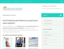 Tablet Screenshot of professionalepalestrina.it